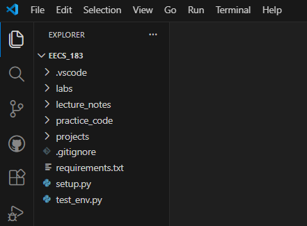 Some icons on the left sidebar