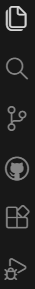 Some icons on the left sidebar